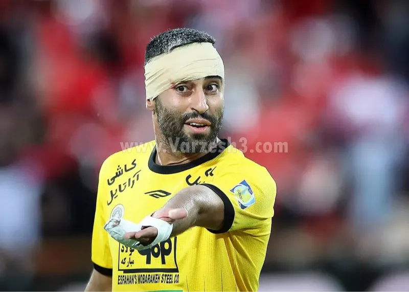 کاوه برابر پرسپولیس: دست آتلبسته و سری خونآلود