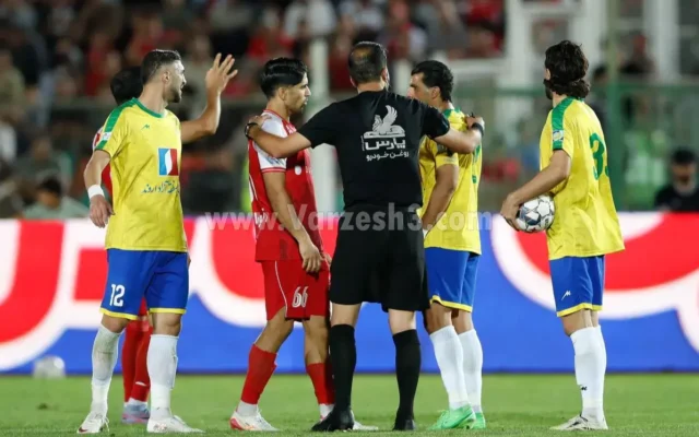 فرار سریع پورعلی از درگیری جدی؛/ گردن پسرخاله یزدانی دست طالب! (عکس)