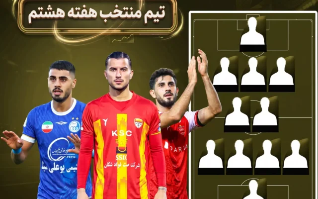 همه مدعیان هستند؛/ تیم منتخب هفته هشتم لیگ برتر