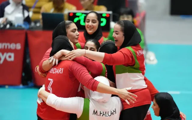 صعود زنان والیبال نشسته ایران به فینال آسیا